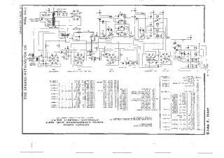 Sparton 642X schematic circuit diagram
